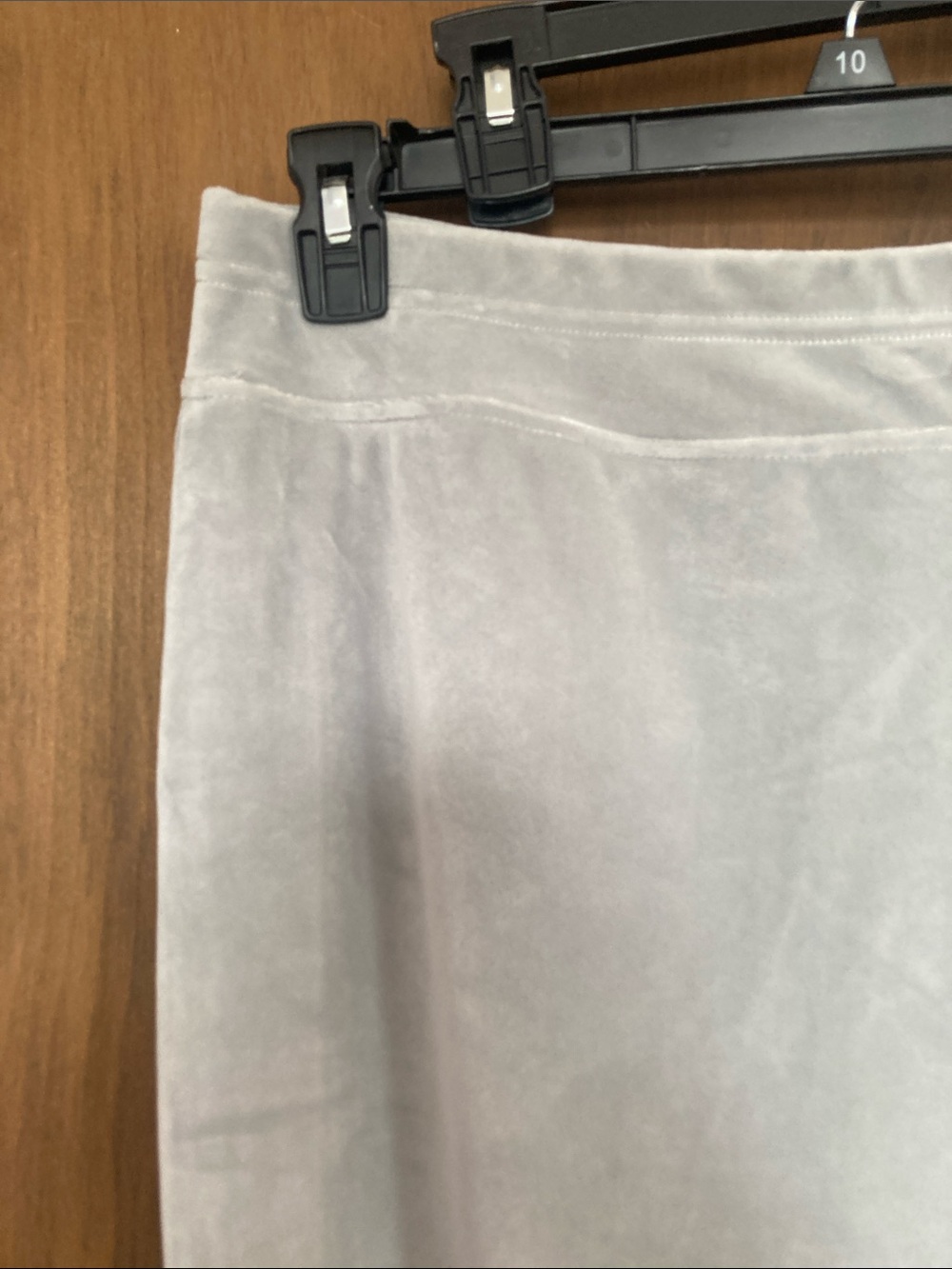 Sportelle gray velour velvet soft comfy pull on pant 2X - Picture 15 of 17